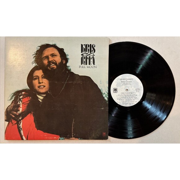 Rita Coolidge & Kris Kristofferson Vinyl LP Lot Set Of 3 • Breakaway, Full Moon - Picture 4 of 8